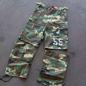 Pantalones Casuales Deportivos de Lona para Hombre con Logotipo Personalizado, Transpirables, Ecológicos, Ligeros, Vintage, de Secado Rápido, 100% Algodón - Product Image 1