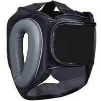 Protège-tête de boxe pour adulte de qualité supérieure - Conception respirante et réglable, logo personnalisable, emballage de haute qualité, MMA/Boxe