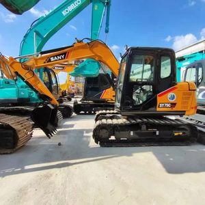Original Machine Sany SY75C <b>Pro</b> Used Crawler Excavator SY75 SY60 Second-hand Excavators With Steel Tracked - Product Image 4