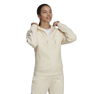Sweat à capuche zippé personnalisé de haute qualité pour femmes et hommes, sweat-shirt uni oversize, veste à capuche streetwear, sweat à capuche à manches rayées - Product Image 1