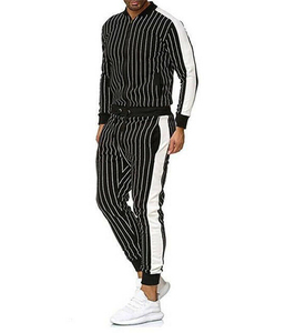 <b>Men</b> <b>Track</b> Suit Set New <b>Men's</b> Outdoor Sports Casual Hoodie <b>Jacket</b> Suit Front Zipper Tracksuit - Product Image 1