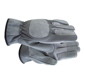 Gants de travail industriels robustes en cuir double paume avec paume renforcée, antidérapants, sans latex, pour une meilleure adhérence et une sécurité accrue - Product Image 2