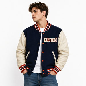SHH INDUSTRIES Custom <b>Men's</b> Varsity <b>Jacket</b> Letterman <b>Baseball</b> Bomber <b>Jacket</b> Custom Logo High Street College <b>Jacket</b> 100% Cotton - Product Image 4