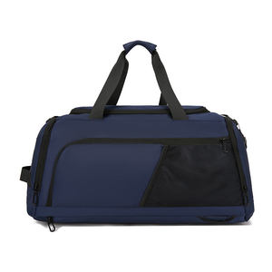 Premium Black Sport Gym Bag Large Capacity Training Duffle with Shoe Compartment and Breathable Mesh Exterior Pocket - Product Image 2