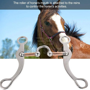 Mors à cheval confortables offrant une finition raffinée et des mors durables pour une communication constante avec le cheval - Product Image 3