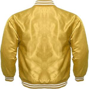 Chaqueta Varsity de Piloto Personalizada con Bordado, Ecológica, Reversible, Estilo Urbano, de Lana/Poliéster, Cortavientos de Otoño para Hombre, con Forro de Algodón - Product Image 5