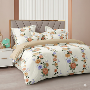 Ensemble de draps en microfibre imprimés doux Venti King Size 400TC, 3 pièces, résistant à la décoloration, 2 taies d'oreiller, toutes saisons, chambre d'hôtel - Product Image 4