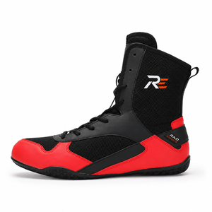 Zapatos de Boxeo Premium Hechos con Materiales Ligeros y Transpirables que Ofrecen Excelente Agarre, Ajuste Cómodo y Servicio de Logotipo Personalizado - Product Image 2