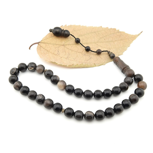 Tasbih de Cuerno de Búfalo Premium, 33 Cuentas, Rosario Islámico - Product Image 5