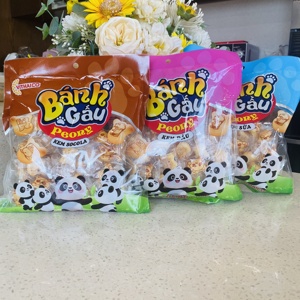 Galletas de Crema de Chocolate con Peonía VITHAICO en Bolsa de 0.1 kg, Diseño de Panda Crujiente, Se Aceptan Personalizaciones - Product Image 1