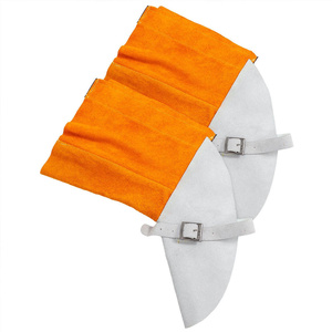 Cubrezapatos Resistentes al Fuego, Protectores de Pies para Soldadura, Cuero Vacuno, Cuero Florido, Resistentes, Industriales, de Seguridad, para Bomberos y Construcción - Product Image 4