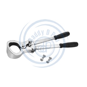 Fórceps de castración certificados CE ISO | Instrumentos quirúrgicos veterinarios y fórceps obstétricos para cirugía de reproducción animal - Product Image 3