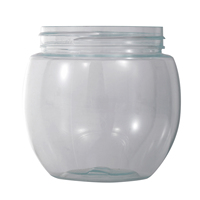 Xypackaging Pots cosmétiques ronds vides en PET de qualité salon 250 ml 8 oz roses pour produits de beauté en marque blanche