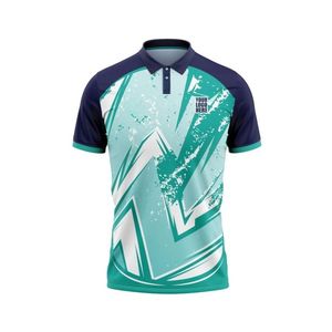 Maillot de cricket à séchage rapide dégradé effet délavé, vêtements de sport par sublimation, logo personnalisé, entraînement d'équipe, performance, match, maillots de cricket - Product Image 4