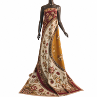 Tissu en coton peigné chenille imperméable, tissé batik ciré, poids moyen, pour literie, textile de maison, chemises, housses, robes, garçons, filles, auvent