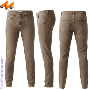 Pantalones Casuales de Corte Slim para Hombre MASTER TEXTILE MJ-ND-1002, Color Sólido, Cintura Media, Spandex/Algodón, Protección UV, Transpirables - Product Image 4