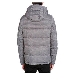 Chaqueta Acolchada Ligera con Capucha para Hombre, Personalizada, con Relleno de Burbujas, de Poliéster, con Parche Frontal Personalizado, Impermeable, Resistente al Viento, de Nailon - Product Image 2