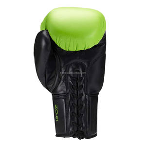 Professional Made Boxing <b>Lace</b>-Up Gloves with Genuine Cowhide Leather Adult Boxing Gloves Training Wear Boxing Punching Gloves - Product Image 2