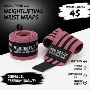 Bandes de protection de poignet personnalisées unisexe avec boucles pour le pouce et fermeture à crochet pour tractions, idéales pour la musculation masculine - Product Image 6