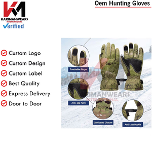 Proveedor de Guantes de Caza OEM, Impresión de Logotipo Personalizado, Entrega Rápida, Guantes de Caza OEM al por Mayor, Material de Alto Rendimiento, Listos para Enviar - Product Image 4