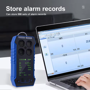 كاشف غاز الميثان والهيدروجين H2S المحمول من Lango جهاز فحص حساس لانزلاق غاز H2s مقياس تسرب الغاز مع شاشة LCD - Product Image 2