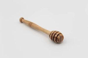 Handmade Wooden Honey Dipper Spoon <b>For</b> Organic Honey <b>Jar</b> Drizzling Kitchen Dining Table Serving Supplies - Product Image 3