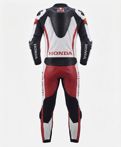 Combinaison de moto Zonda Premium Leather MotoCP Racing 1 pièce, équipement de conduite avec bosse niveau 2 CE, sur mesure - Product Image 2