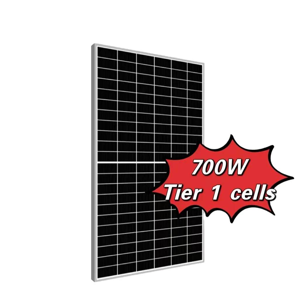 Sampel tersedia panel surya 700w 5-800W modul surya poli mono disesuaikan gratis OEM untuk penggunaan sistem tenaga surya