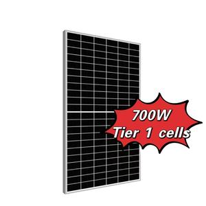 Muestra Disponible Panel Solar de 700w 5-800W Módulos Solares Personalizados de Poli y Mono Cristalino OEM Gratuito para Sistemas de Energía Solar - Product Image 1