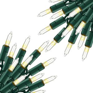 Confezione da 2 Luci a Stringa Incandescenti Bianco Caldo 40FT 200 LED Impermeabili per Decorazioni Natalizie - Product Image 1