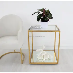 Mesa Consola Cuadrada de Hierro de Diseño Moderno y Lujoso, Muebles de Comedor Ecológicos Hechos a Mano, Mesas de Centro para Exportación al por Mayor, Zahid - Product Image 2