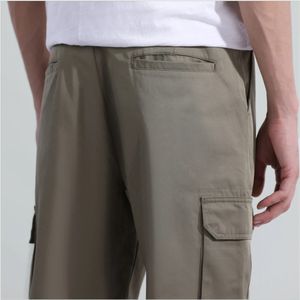 Pantalones Cargo de Corte Relajado para Hombre con Seis Bolsillos - Product Image 3