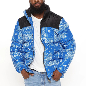 Chaquetas de Invierno Acolchadas Personalizadas de Alta Calidad con Diseño Sublimado para Hombre, Abrigo Acolchado con Estilo Moderno y Económico - Product Image 1