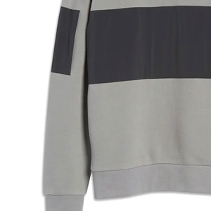 Custom OEM <b>Men</b>’s Crew Neck Sweatshirt Cotton Polyester Blend Premium Plain <b>Pullover</b> European Streetwear Fashion Style - Product Image 4