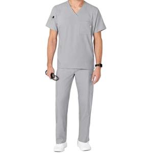 Tenues médicales d'été pour hommes : Blouses et pantalons d'hôpital, uniformes chirurgicaux et d'infirmiers pour hommes - Product Image 1