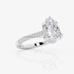 Bijoux en diamant fabriqués à la main 18K/22K pure qualité exceptionnelle beauté intemporelle pour les mariages et les fêtes certifiés par IGI - Product Image 4