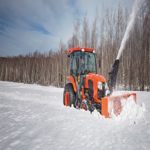 Commercial Kubota Tractor With Snow <b>Blower</b> High Performance Winter Equipment For Driveways Paths And Large Snow Areas - Product Image 5