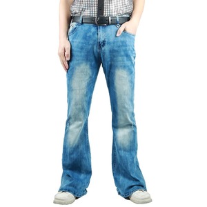 Nouveau Jean en Denim Homme de Haute Qualité, Coupe Décontractée, Taille Mi-Haute, Jambe Large, Délavé Effet Neige, Déchiré, Coupe Ample, Hiver - Product Image 1