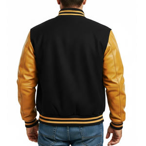 Chaqueta Letterman para hombre hecha a medida de alta calidad, nueva, del mejor fabricante y proveedor, chaqueta de invierno Letterman para hombre. - Product Image 2