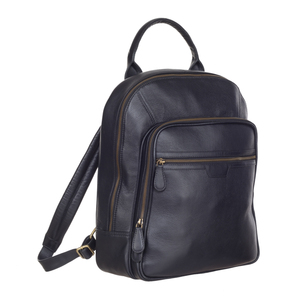 Sac à dos pour ordinateur portable en cuir, sac de bureau, sac de voyage, sac d'école, léger, multifonctionnel, facile à transporter, grand rangement, designs italiens - Product Image 1