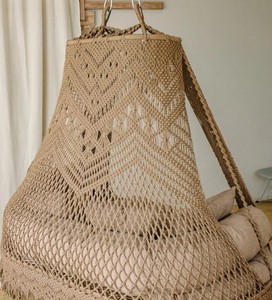 White Macrame Double seat <b>Swing</b>, Macrame <b>Swing</b> Chair, Macrame bed, Hammock <b>Swing</b>, Hanging bed Macrame <b>swing</b>, Luxurious <b>swing</b> - Product Image 1