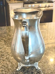 Jarra de alta calidad con acabado plateado, elegante utensilio de servir, perfecta para cenas familiares, uso en la cocina y eventos. Venta al por mayor desde India. - Product Image 5