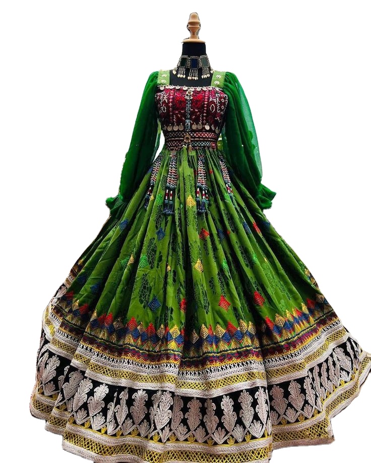 Premium Handmade Vintage Ethnic Chiffon Tribal Dress From Afghanistan with  Embroidered Accents Full Coverage Long Sleeves| Alibaba.com