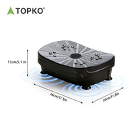 Plataforma Vibratoria de Alta Calidad TOPKO para Ejercicio de Cuerpo Completo, Máquina de Ejercicio para Gimnasio en Casa