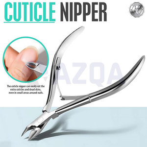 Professional Stainless Steel Manicure and Pedicure Tool <b>Set</b> with Cuticle Nipper <b>Nail</b> File <b>Nail</b> Lifter and Cuticle Pusher - Product Image 5