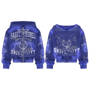 Sweat à capuche pour homme en coton, coupe personnalisée, style streetwear décontracté, avec poche kangourou et poignets côtelés - Product Image 5