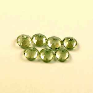 Piedra Preciosa Suelta de Amatista Verde Natural de 6x6 mm, Tallada y Calibrada, para Joyería, Calidad AAA++, Certificada por Terceros, Venta al Por Mayor - Product Image 3