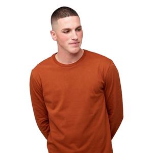 T-shirt à manches longues pour hommes avec logo personnalisé en gros T-shirt blanc pour hommes T-shirts à col rond avec impression personnalisée Préfet pour toutes les saisons - Product Image 6