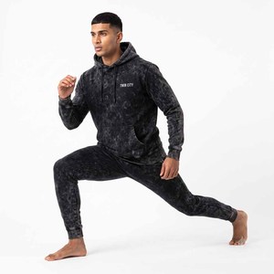 Conjunto Deportivo Personalizado con Capucha para Hombre, Estilo Acid Wash, para Invierno, 100% Algodón - Product Image 3