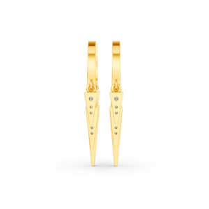 Boucles d'oreilles en or massif 14K 9K 10K 18K avec diamants de laboratoire certifiés IGI, fabricant de bijoux fins éthiques RJC ODM OEM, vente en gros EA501905 - Product Image 4